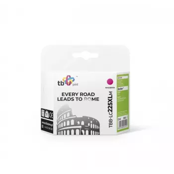 Cartucho de tinta TB compatível com Brother LC225XL magenta novo