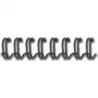 Fellowes - Pente de encadernação - 8 mm - 297 mm - 34 anéis - A4 (210 x 297 mm) - 60 folhas - preto - 100 unid. (53261)