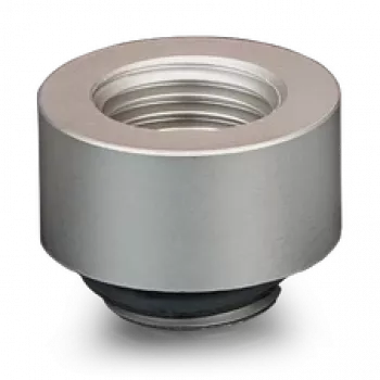 Thermal Grizzly DeltaMate Extender MF10 – conector de refrigeração líquida, níquel mate, 1 unid. (TG-DM-FIT-0206)