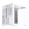 Caixa de computador DarkFlash B275 (branca) Mid-Tower compatível com ATX, I/O frontal, vidro temperado