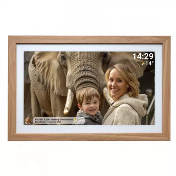 Denver PFF-2162LW moldura digital castanho claro 54,6 cm (21,5 polegadas) ecrã tátil Wi-Fi