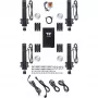 Sistema de movimento GM5 3DOF GSC-GM5-MSASBB-22, base preta, para GR500 Racing Sim Rig e GF500 Flight Rig
