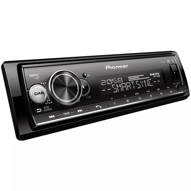 Recetor multimédia para automóvel Pioneer MVH-S520DAB Preto 200 W Bluetooth (MVH-S520DAB)