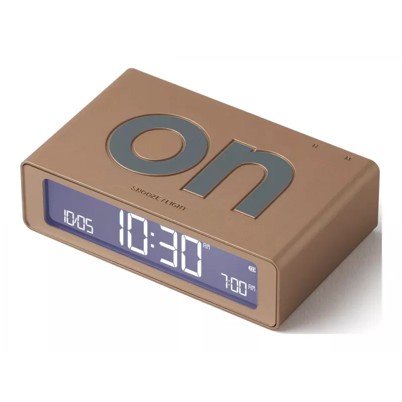 LEXON | Flip Mini Dual-Sided Alarm Clock | LR158D1 | conectividade USB