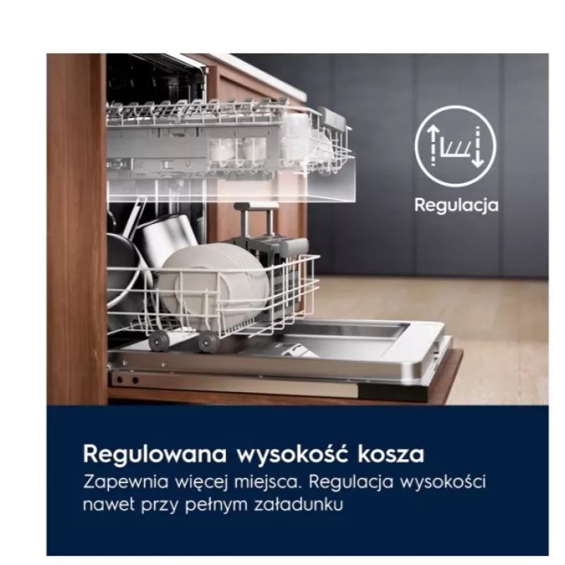 Máquina de lavar loiça de encastrar Electrolux EES48401L — 600 mm, 13–14 serviços, classe de eficiência energética A, 10,5 l/ciclo