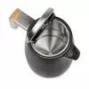 Chaleira elétrica Princess 1,7 L 3000 W, corpo em aço inoxidável, sem fios, bege/preto