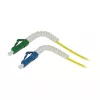 Synergy 21 Cabo de patch de fibra ótica 1 fibra 15 m LC-LC(APC) - 9/125 µ - OS2 - G657A2 - AD=2 mm - bainha flexível de proteção contra dobras (S215728)
