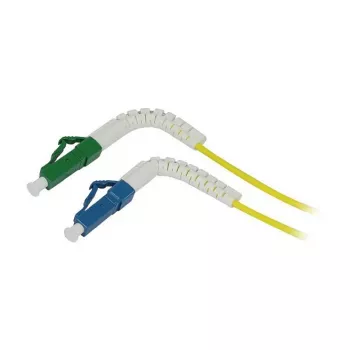 Synergy 21 Cabo de patch de fibra ótica 1 fibra 15 m LC-LC(APC) - 9/125 µ - OS2 - G657A2 - AD=2 mm - bainha flexível de proteção contra dobras (S215728)