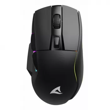 Rato gaming ótico RGB Skiller SGM50W preto