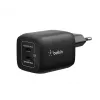Carregador duplo USB-C Belkin ENA007KQBK 65W – carregamento duplo USB-C PD para portáteis e dispositivos móveis