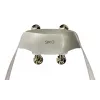 SKG H7 Ultra-E – cabeças de massagem douradas, massagem combinada, massagem por compressão, massagem por amassamento, massagem por vibração, pescoço, ombros, dourado, plástico, botões, bateria