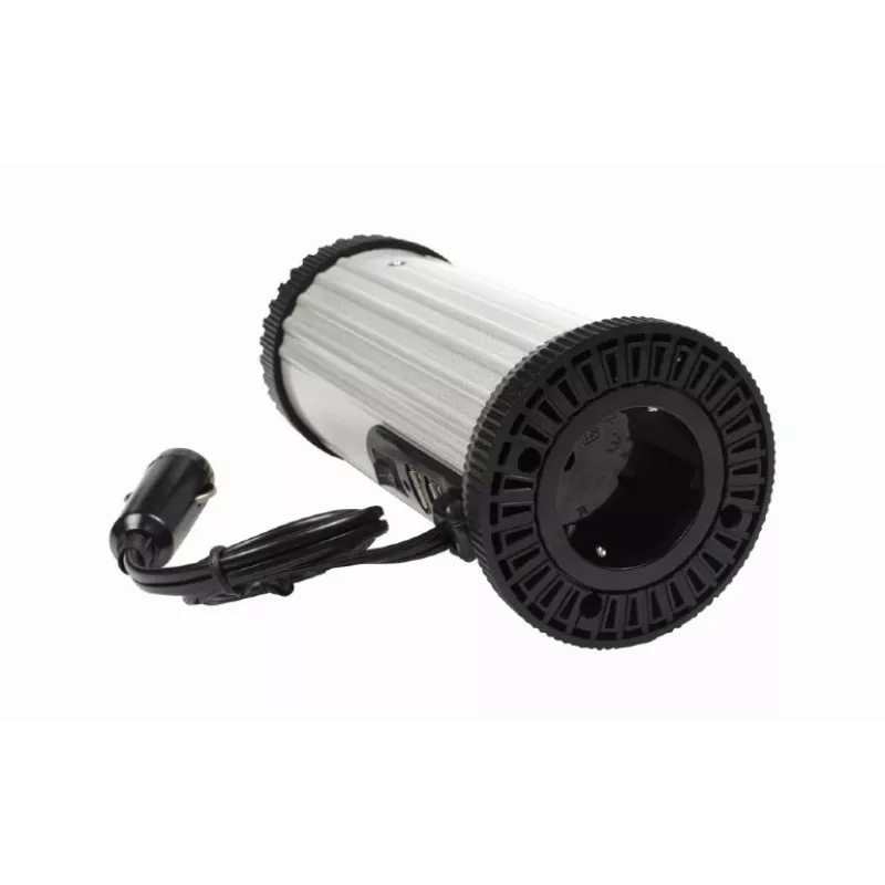 Adaptador/transformador de corrente Gembird EG-PWC150-01 para automóvel 150 W Preto, Cinzento