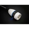 Brennenstuhl 1161830 cabo de extensão 3 m 1 tomada AC para interior preto - branco (1161830)
