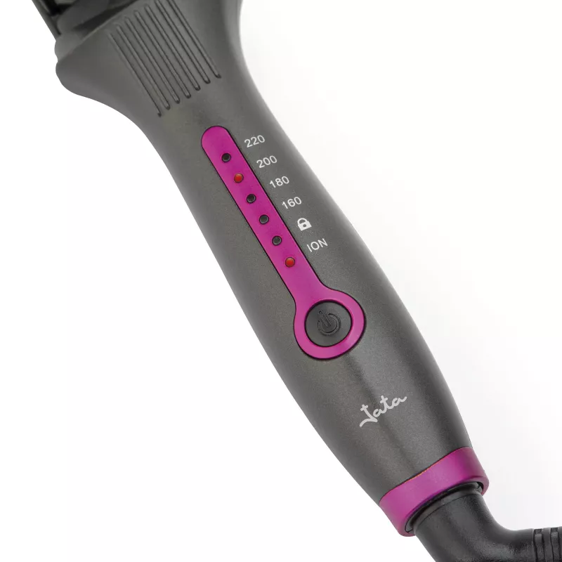 Escova de ar quente JATA JBCA1901 50 W quente preto rosa 2 m