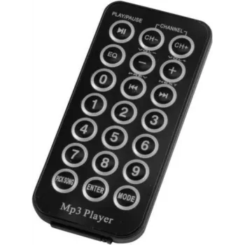 Comando Omnitronic WAMS-10BT2 MK2 IR — comando Bluetooth e IR sem fios para sistemas de áudio