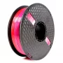 Filamento PLA para impressão 3D 1,75 mm 1 kg — Flashforge Gembird 3DP-PLA-SK-01-RP, roxo/vermelho