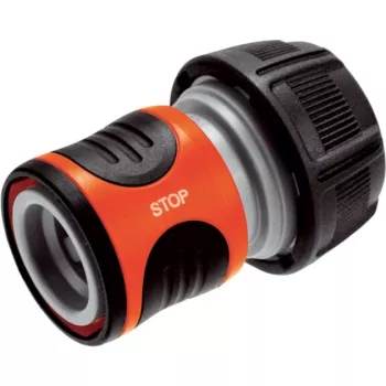 Conector de mangueira GARDENA Raccord Aquastop premium 18214-20 — conexão rápida com paragem de água