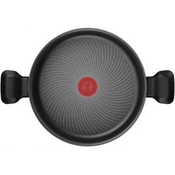Panela funda Tefal H0567042 24 cm com tampa — utensílio de cozinha antiaderente, 24 cm de diâmetro