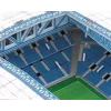 Puzzle 3D cubicfun modelo do estádio Lech-Poznan — réplica de estádio à escala para montar, peças de cartão, número de modelo 306-20257