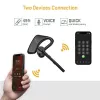 Conjunto de auscultador com fios/Bluetooth YENKEE YHF F20BK – headset com microfone em linha para chamadas e áudio