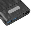 Akyga AK-BC-04 Caixa para power bank 20000 mAh, 8x 18650, 18W PD QC4+, USB-C, 2x USB-A, Lightning