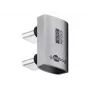 Adaptador/união USB-C Goobay 74446 prateado contactos de níquel/ouro