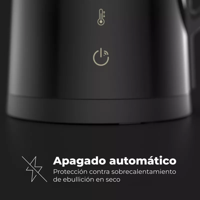 Chaleira AENO EK7S 1,7 L 2200 W Preto