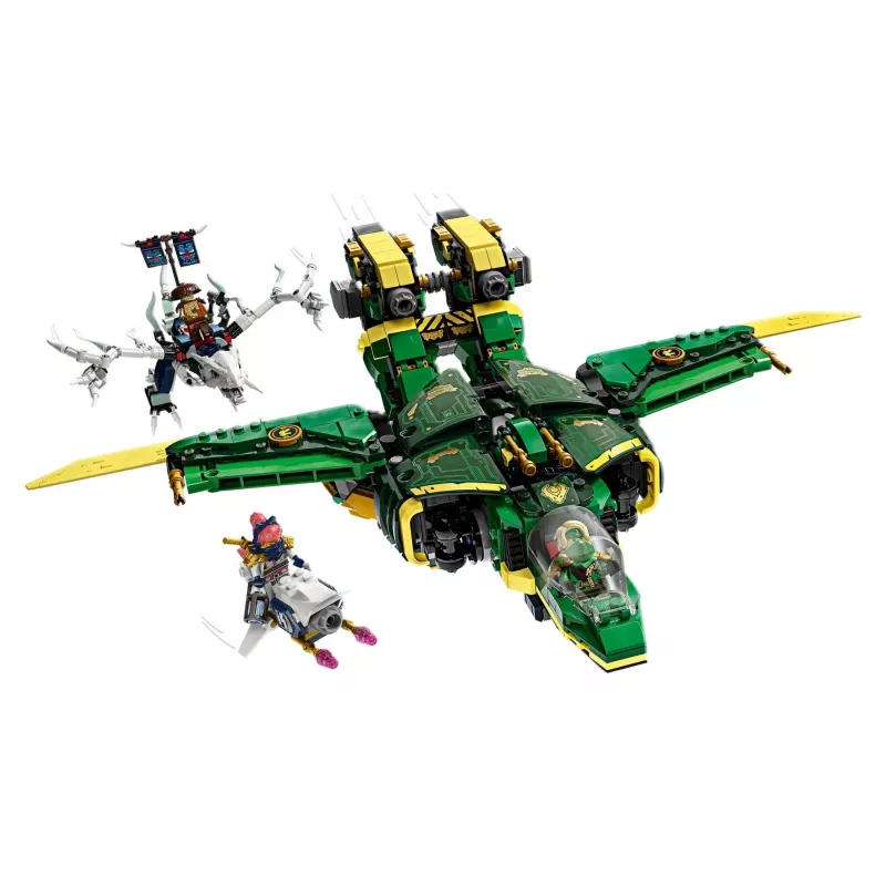 LEGO NINJAGO Conjunto 71845 Mech Jato do Lloyd — 1112 peças, 5 minifiguras, asas móveis, altura 240 mm
