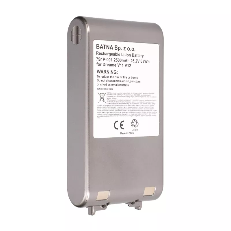 Bateria de substituição Extralink para Dreame V11 V12 V11SE V12Pro 2500mAh iões de lítio