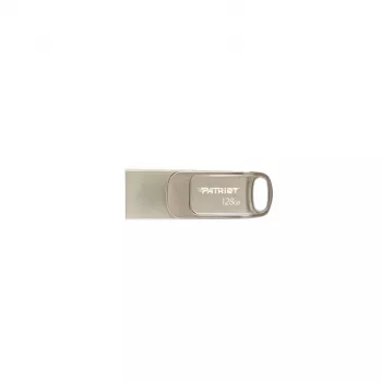 Pen drive PATRIOT PS128GT560DS5D 128 GB USB 3.2 (USB-A / USB-C) Swivel liga de zinco prateado