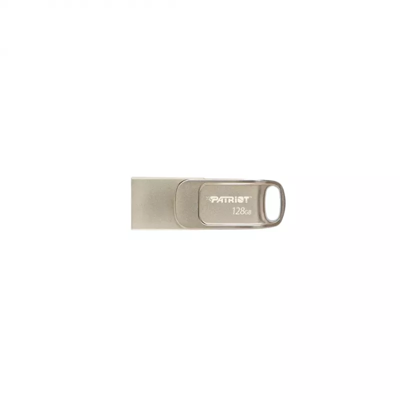 Pen drive PATRIOT PS128GT560DS5D 128 GB USB 3.2 (USB-A / USB-C) Swivel liga de zinco prateado
