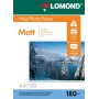 Papel fotográfico a jato de tinta Lomond mate 180 g/m² A4, 50 folhas