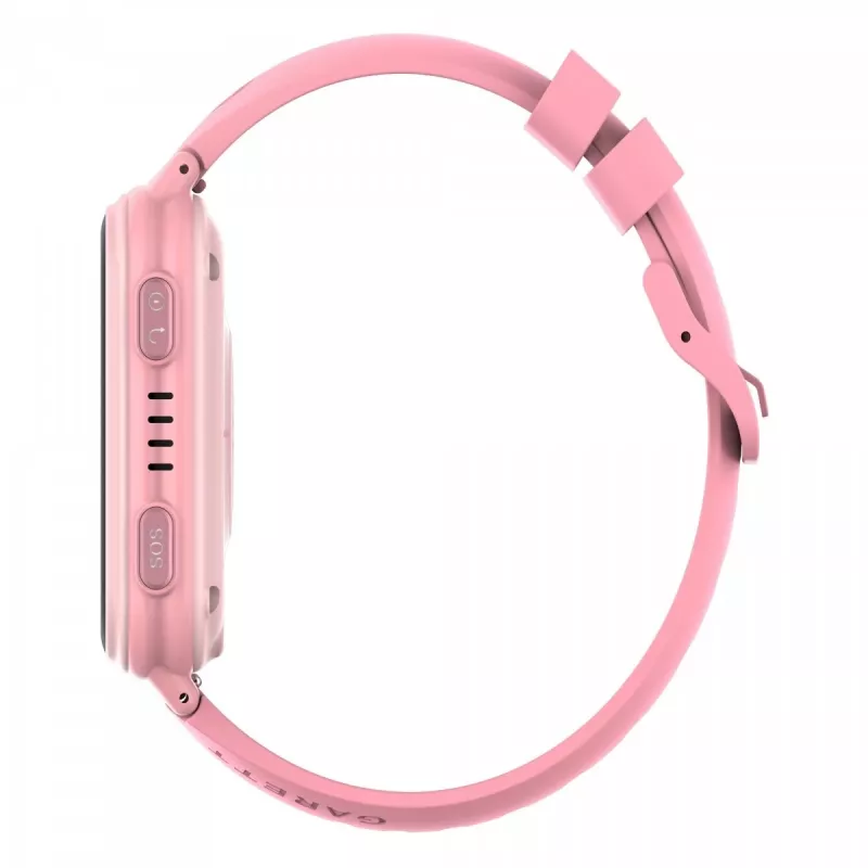 Smartwatch Garett Kids Vibe Ai 4G rosa com localização GPS e design à prova de água