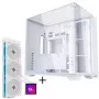 Bundle de caixa Lian Li O11 Vision Compact + HydroShift II LCD-S 360TL AiO - branco