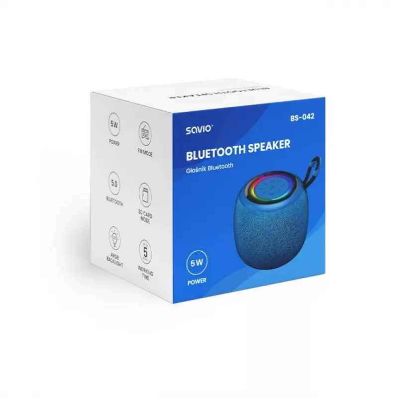 Altifalante Bluetooth Savio BS-042 5 W