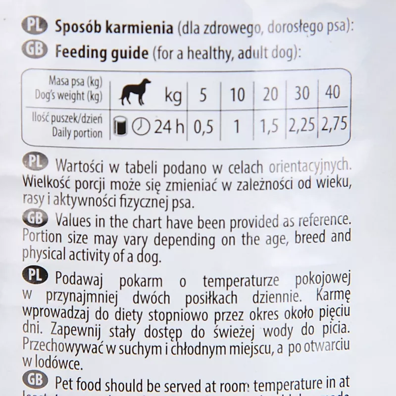 DOLINA NOTECI Premium rico em truta, comida húmida para cães, 800 g