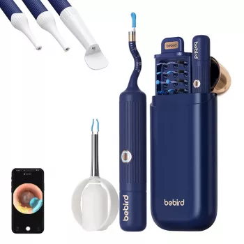 Otoscópio Bebird EarVision Plus I35R com câmara 1080p para limpeza de ouvidos