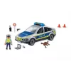 Carro de polícia Playmobil com sirene e luz intermitente, multicolorido, plástico, 3+