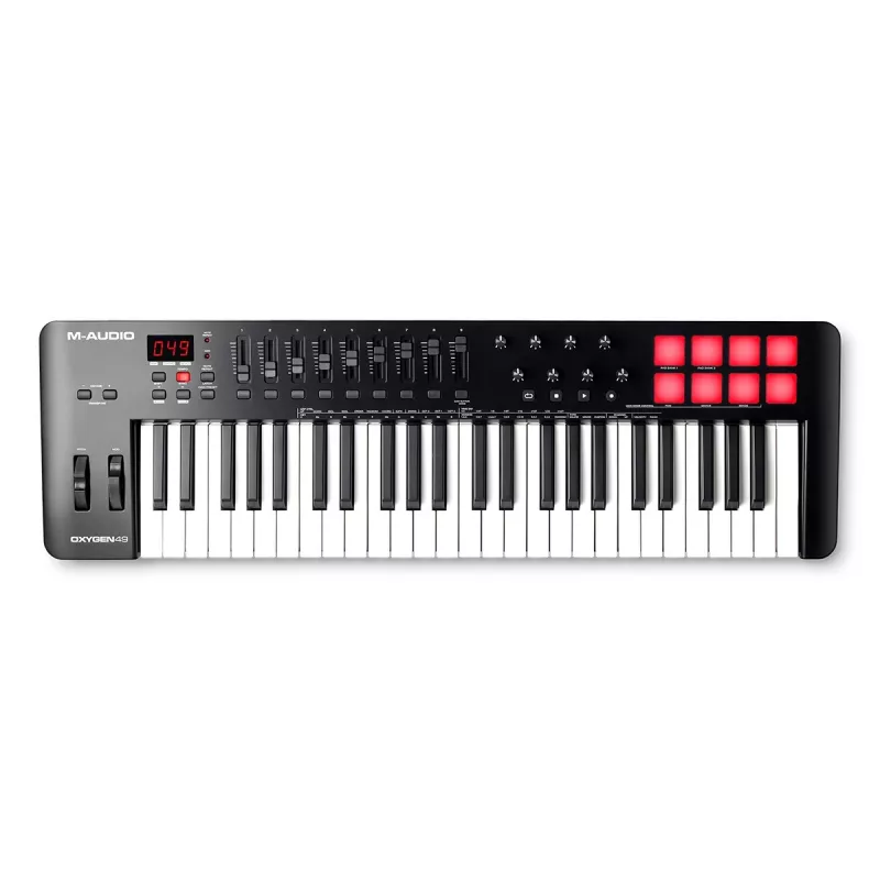 Teclado MIDI M-AUDIO Oxygen 49 (MKV) 49 teclas USB preto