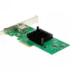 Placa de interface Inter-Tech ST-7267 PCIe RJ-45 10 Gbit/s verde prateado