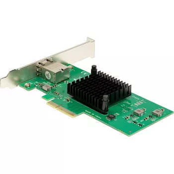 Placa de interface Inter-Tech ST-7267 PCIe RJ-45 10 Gbit/s verde prateado