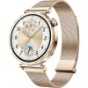 Smartwatch HUAWEI WATCH GT5 41 mm – 1,32 polegadas AMOLED, 466×466, 323 mAh, caixa em aço inoxidável, bracelete dourada