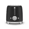 Torradeira Smeg 50's Style TSF01BLMEU 2 fatias preto aço inoxidável