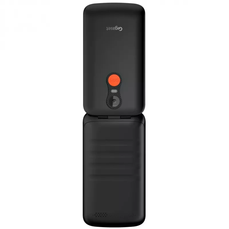 Gigaset GL595 telemóvel para seniores 7,11 cm (2,8 polegadas) Dual SIM, botão SOS, resistente a salpicos e poeira, 32 MB RAM, ranhura microSD, preto