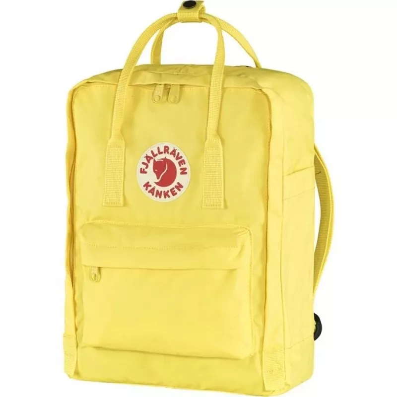 Mochila casual Fjällräven Kanken amarelo polipropileno vinylon