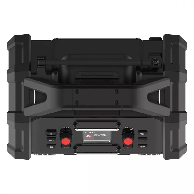 Rádio de obra portátil PerfectPro ROCKTAGON 18V — rádio de obra a bateria