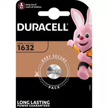 Pilha Duracell 1632 descartável CR1632 lítio