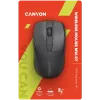 Rato sem fios CANYON MW-7, 2,4 GHz, 6 botões, DPI 800/1200/1600, com 1 pilha AA, tamanho 110*60*37 mm, 58 g, preto