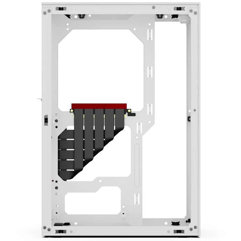 Caixa SSUPD Meshlicious Full Mesh PCIE 4.0 Edition Mini-ITX - branco