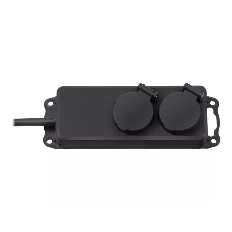 Cabo de extensão Brennenstuhl IP44 2 tomadas preto 2,0 m H07RN-F 3G1,5 - Cabo de extensão - AC 230 V - Saídas: 2 - 2 m (1159930)